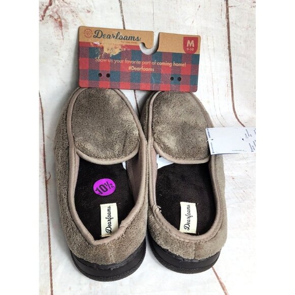 Dearfoam Memory Foam Slippers, Machine Washable, Medium US 9-10, Easy On/Off - Picture 7 of 16